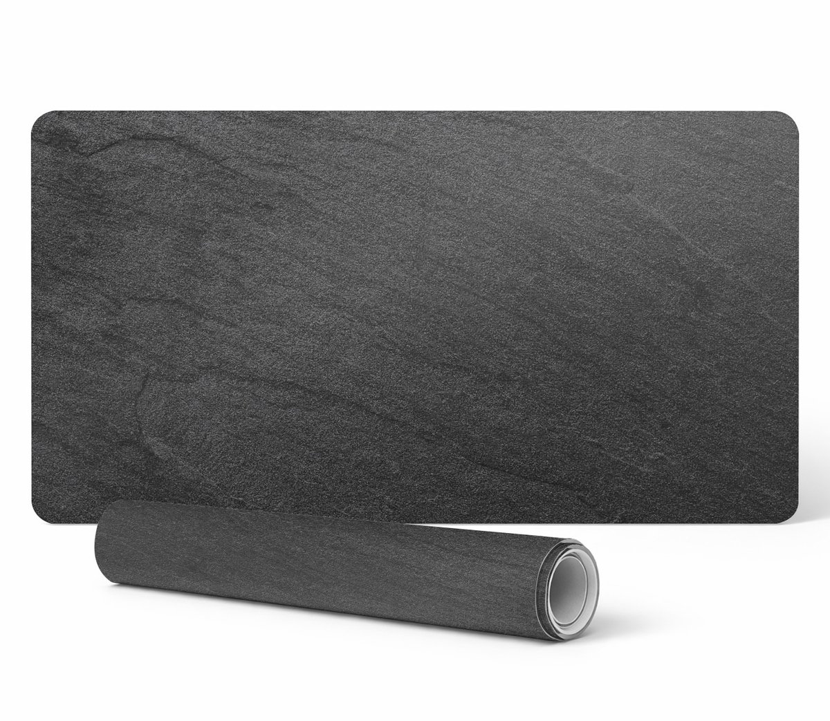 Decoratieve tafelmat met hoogwaardige print en steenstructuur, 120x60 cm