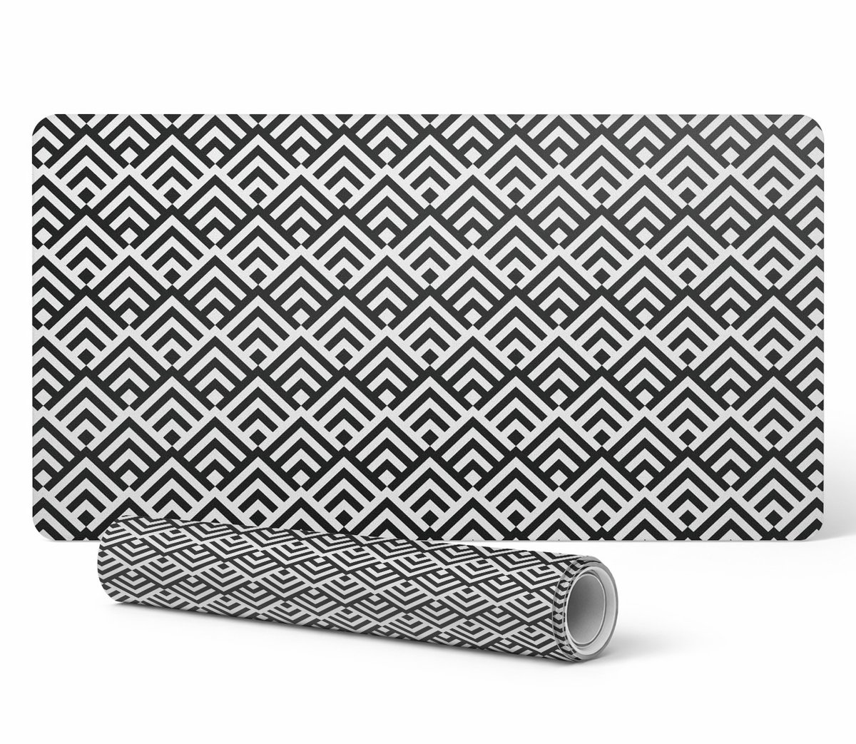 Universele beschermmat voor computerapparatuur met geometrisch patroon, 90x45 cm
