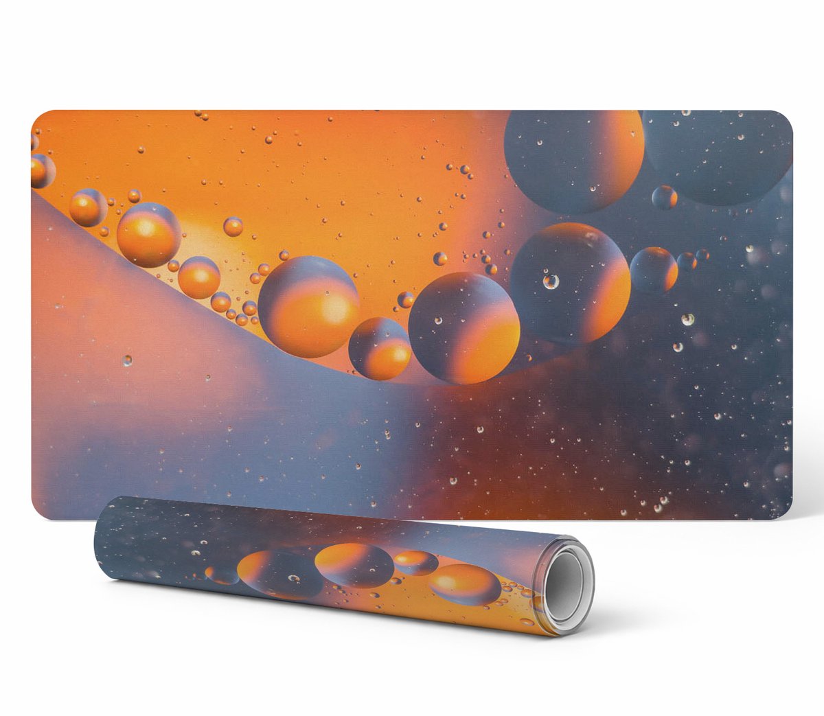 Designer Bubble Abstract laptop beschermmat 90x45 cm