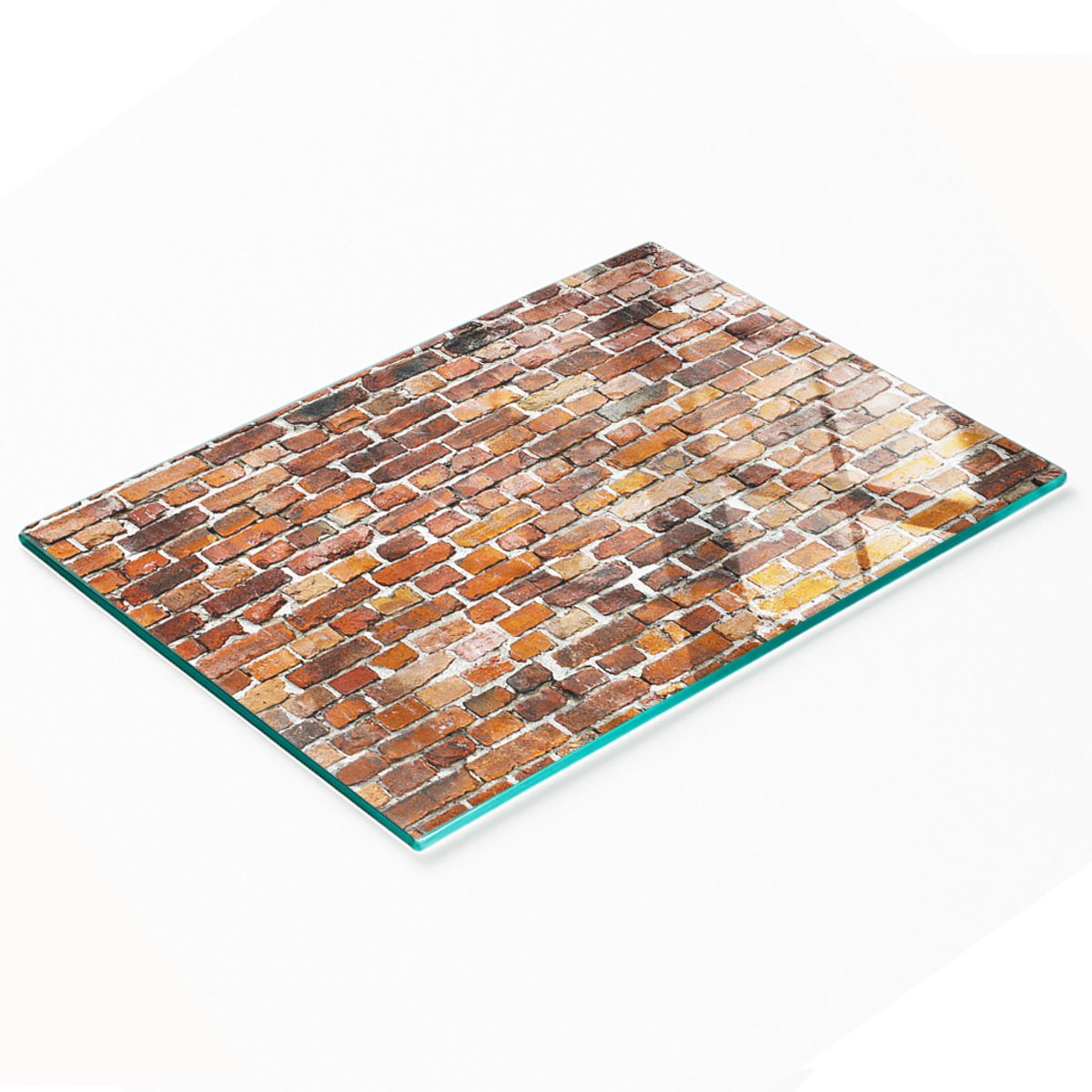Multifunctioneel decoratief glazen paneel voor keukenmuur (bakstenen muur) 80x52 cm