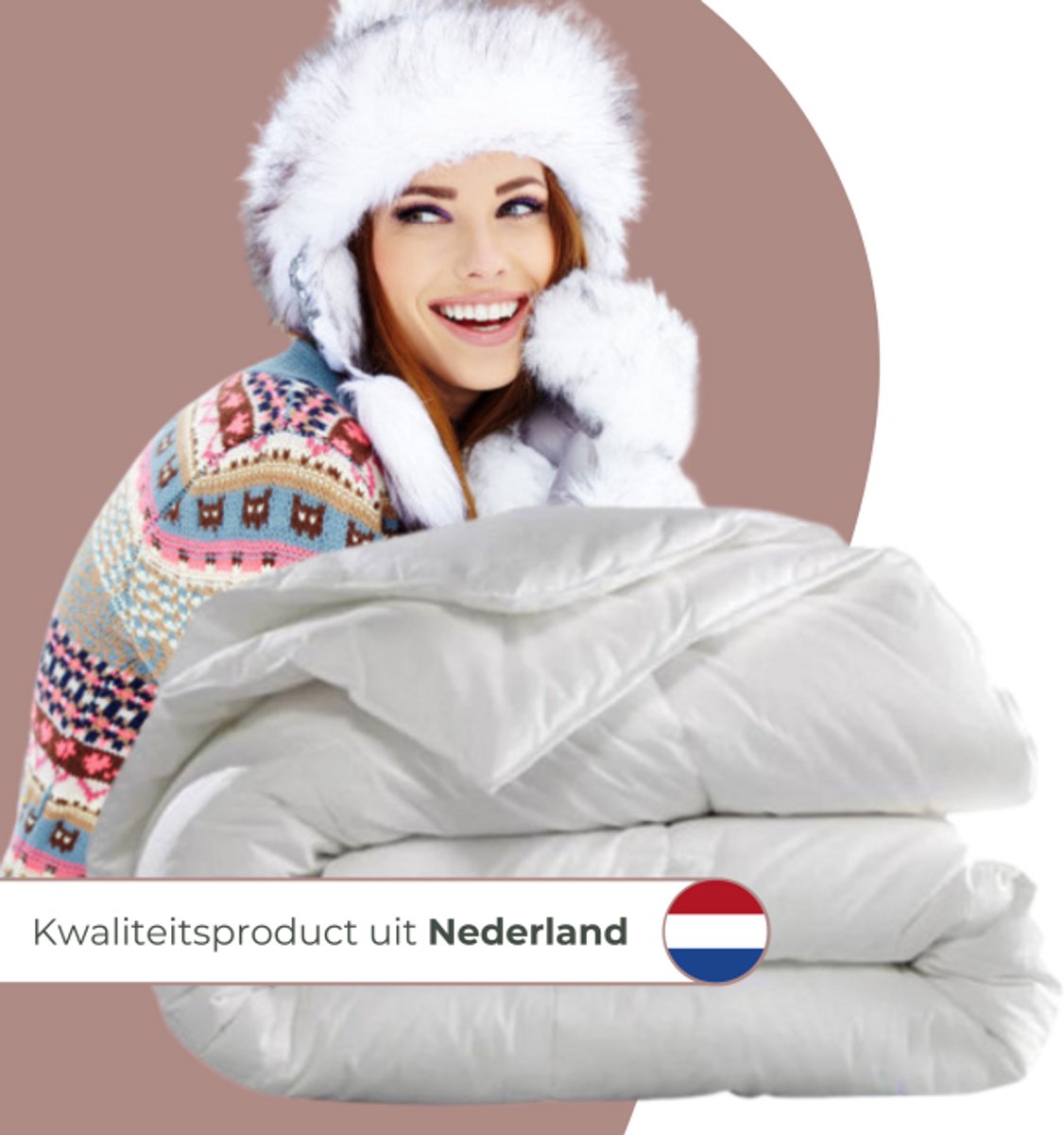 Zavelo - Dik Hollands Donzen Dekbed - Dekbedden - Winterdekbed - Warmteklasse 1 - Dik Nederlands Dekbed met Dons - 140 x 220 cm