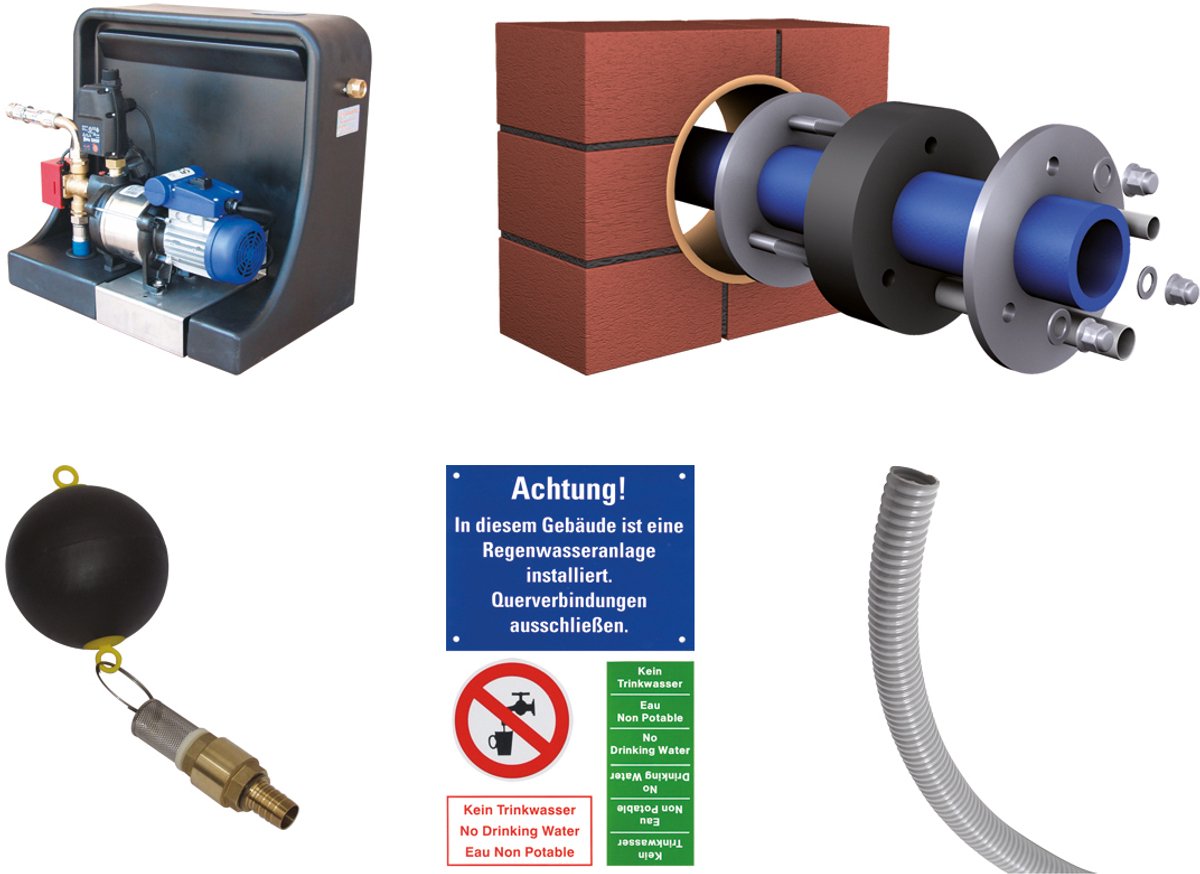 4rain techniekpakket Huis-Premium regenwatergebruik