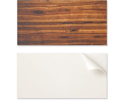 Pakket PVC-tegels met patroon, zelfklevend, voor de slaapkamer, natuurlijk houtmotief, 10x40x20 cm