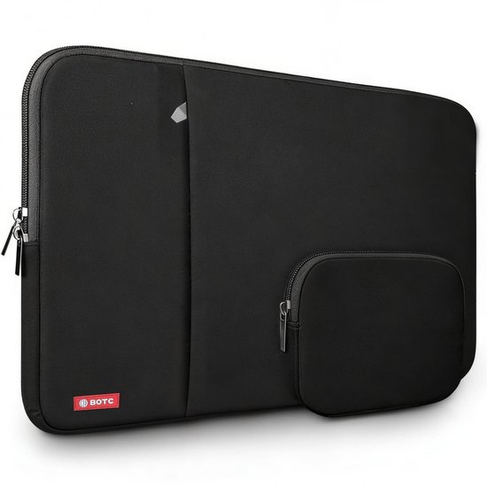BOTC laptophoes 15.6 inch – 2-delig – zwart