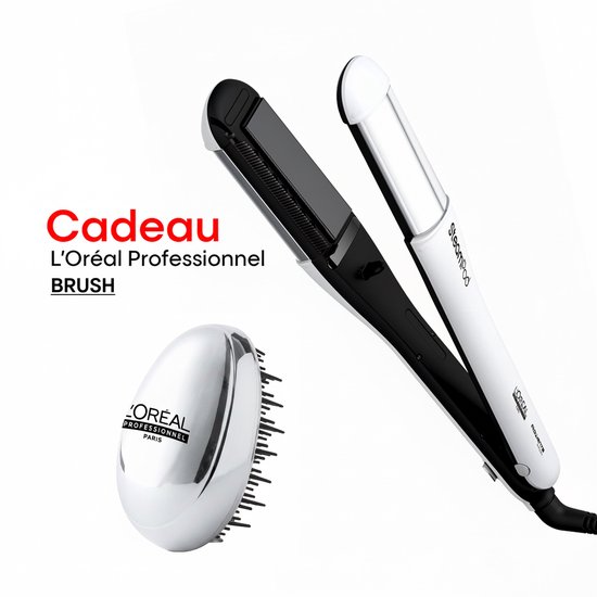 L'Oréal Professionnel SteamPod 4.0 - Professionele stoom stijl- & krultang + haarborstel cadeau