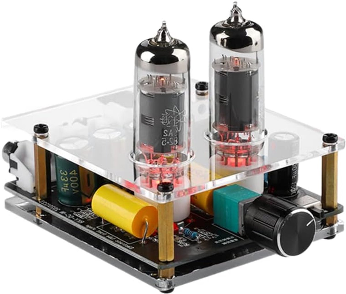 Hifi Buis Voorversterker met 6K4/6A2 Buis - Audio Pre-amp voor Thuisgebruik