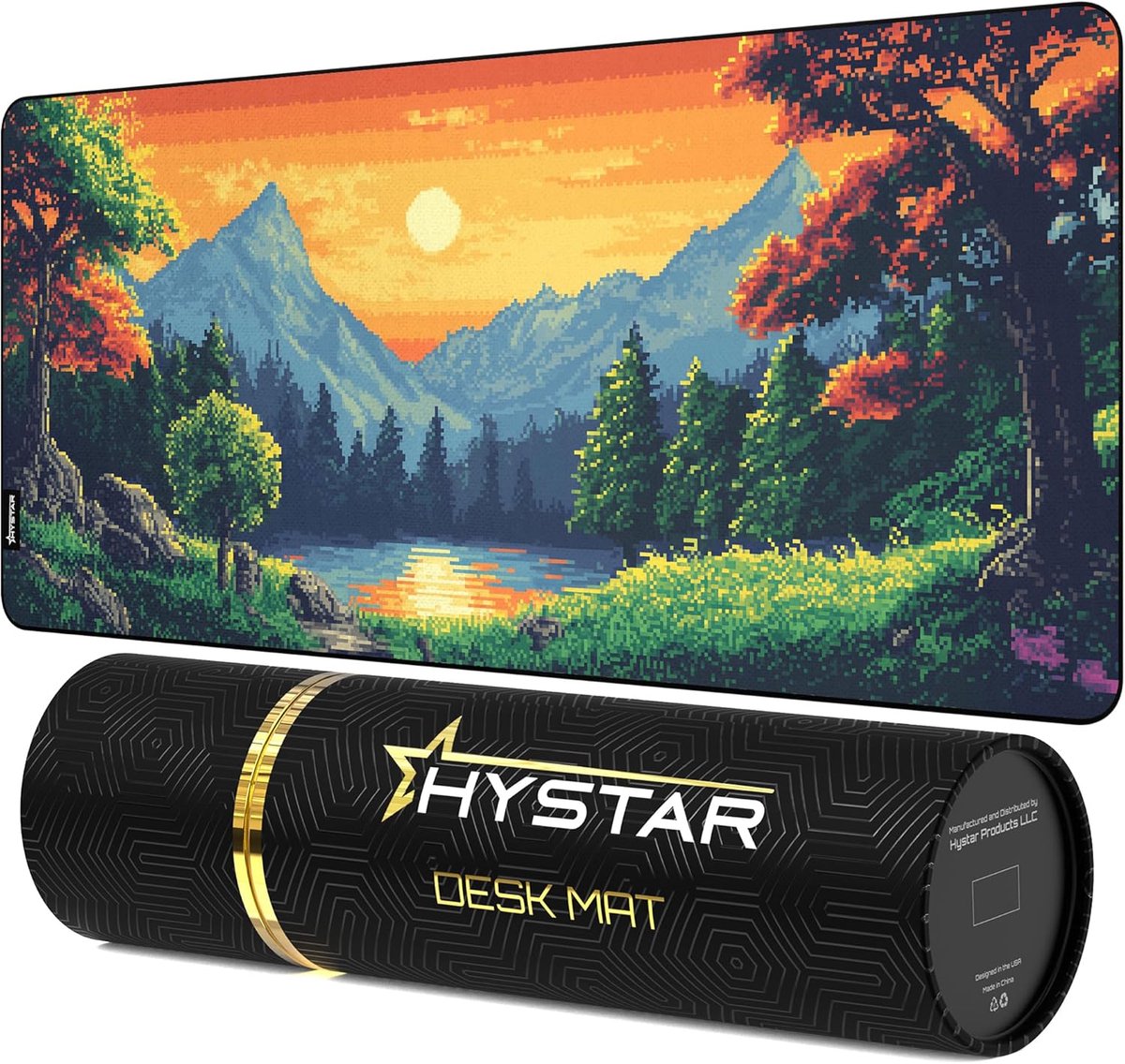 XXL Gaming Muismat (90x40cm) - Extra Groot Bureau Onderlegger - 5mm Dik, Waterdicht & Antislip