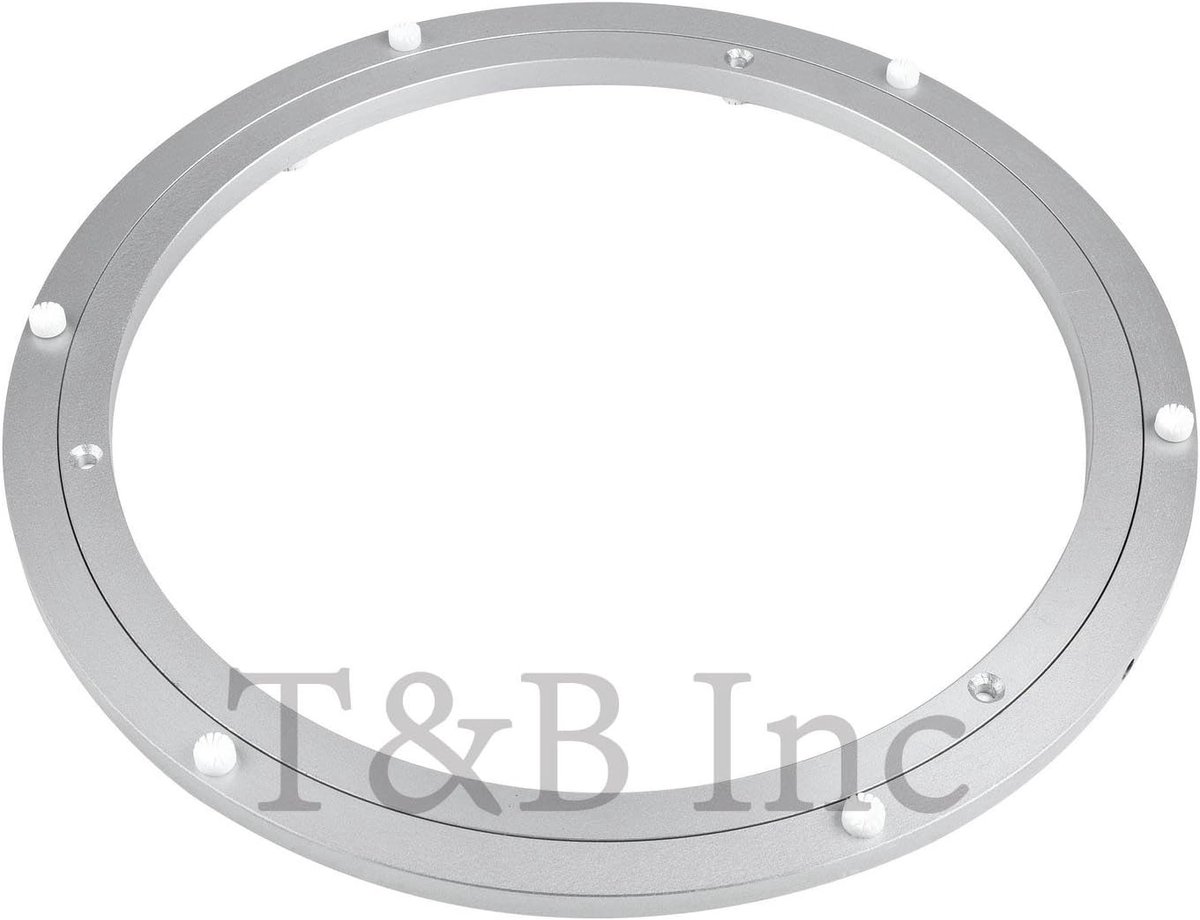 Ronde Draaiplateau Lagers Scharnierplaat voor Eettafel en Display - 30,5 cm Diameter