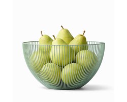 Fil Point-Virgule - Panier - Vert sauge - ø 25cm H 14cm