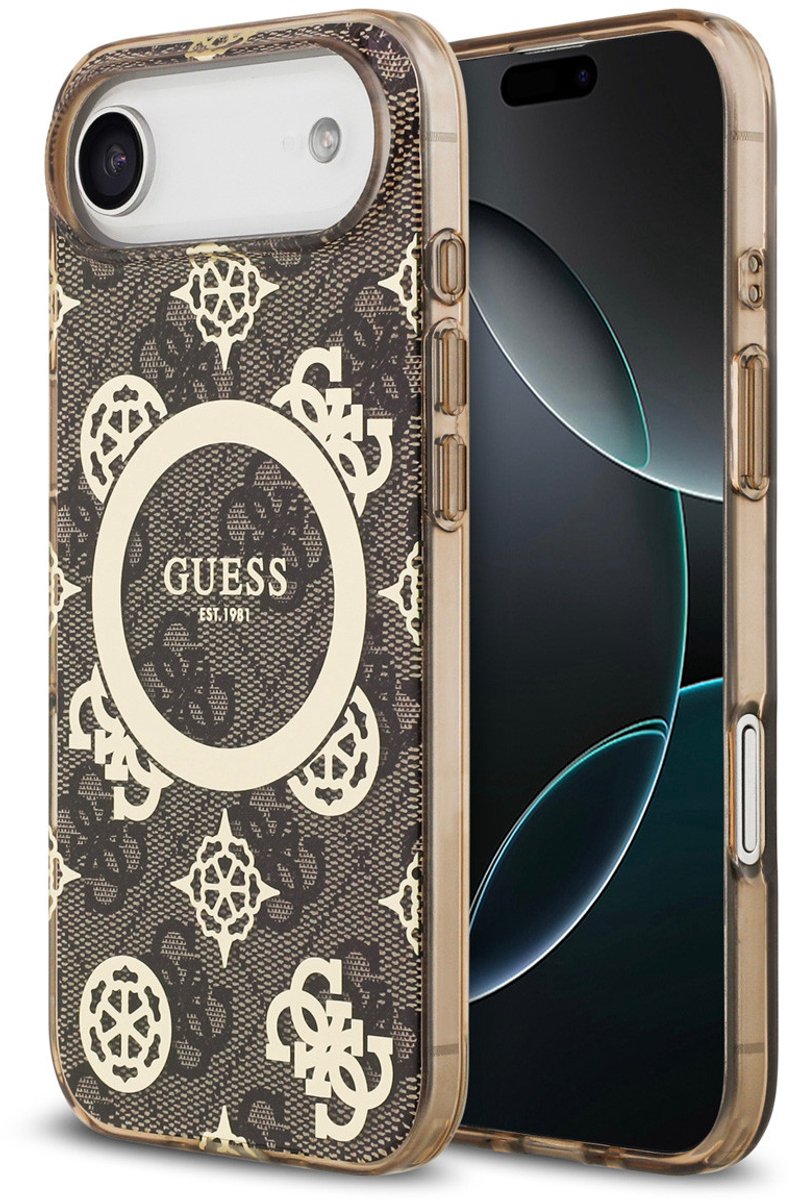 Guess Telefoonhoesje voor iPhone 17 Air - MagSafe geschikt - Bruin