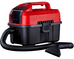 Einhell Accu Nat-/Droogzuiger TE-VC 18/10 Li Solo - Power X-Change - 18 V/Li-Ion - 10 L - 90 mbar - Slanglengte/-diameter: 2.0 m/36 mm - 72 dB - Blaasfunctie - Incl. 6-delige Accessoireset - Excl. accu en lader