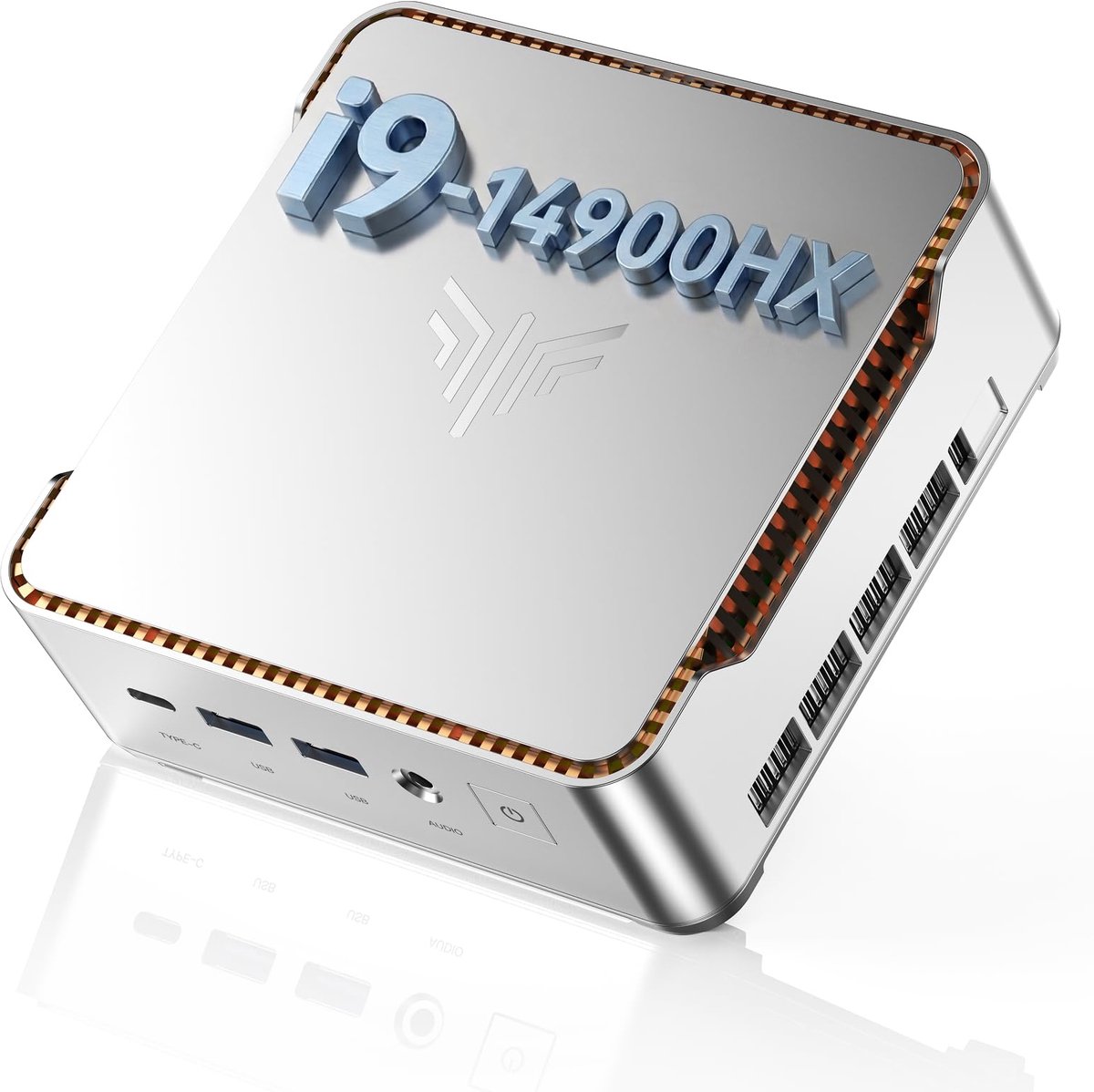 NiPoGi H2 Mini PC - 14th Gen Ιntel Core i9-14900HX(24C/32T, bis zu 5,80 GHz) - 32 GB DDR4 1 TB SSD - Windows11 Pro - Ιntel UHD-Grafik 1,65 GHz - WiFi 6E - BT 5.2