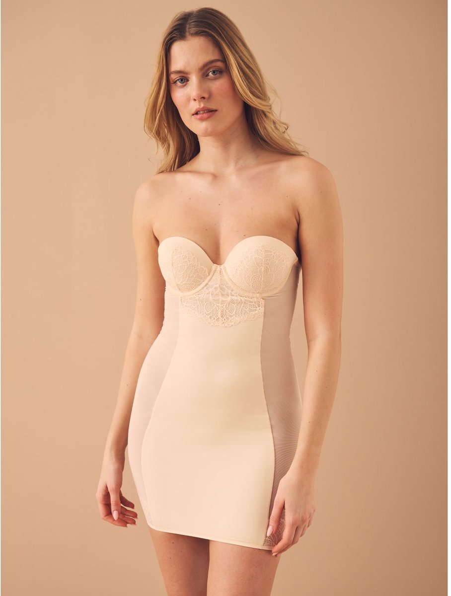 Next - Dames - Stevige kanten buikcorrigerende slip - Huidkleur