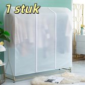 1 stuk - 3D Stofwerende Opbergtas voor Kleding - Opbergen - Stofwerend - Thuisgebruik - Geschikt voor huishoudkleding, vocht- en waterdicht - 100*50*150 cm - Transparant