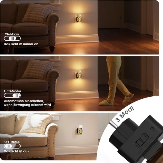 Stekkerlamp Dimbaar voor Binnen - Stopcontactlamp - Stekkerspots - Premium — afbeelding 2