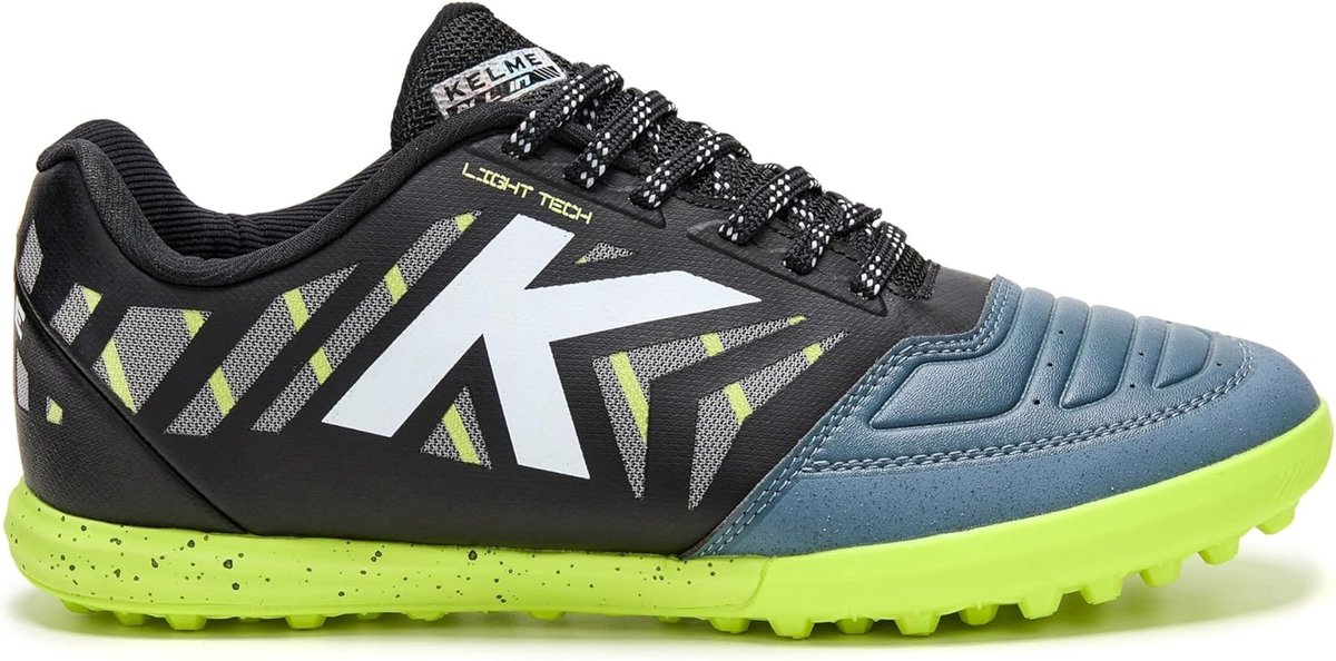 Voetbal Schoenen - Kunstgras Schoen - Futsal Wedstrijd - Ademend Bovenwerk - Grijs Zwart
