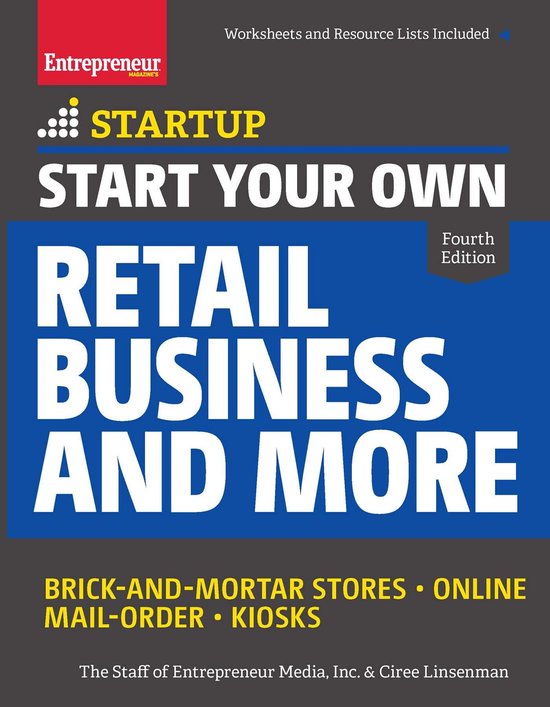 Startup - Start Your Own Retail Business and More - cover