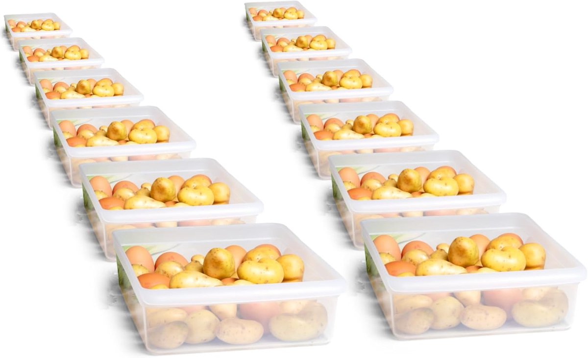 Koelkast Organizer - Keuken Opberger - Voedsel Opslag - BPA-Vrij Materiaal - 305 x 75 x 22 cm