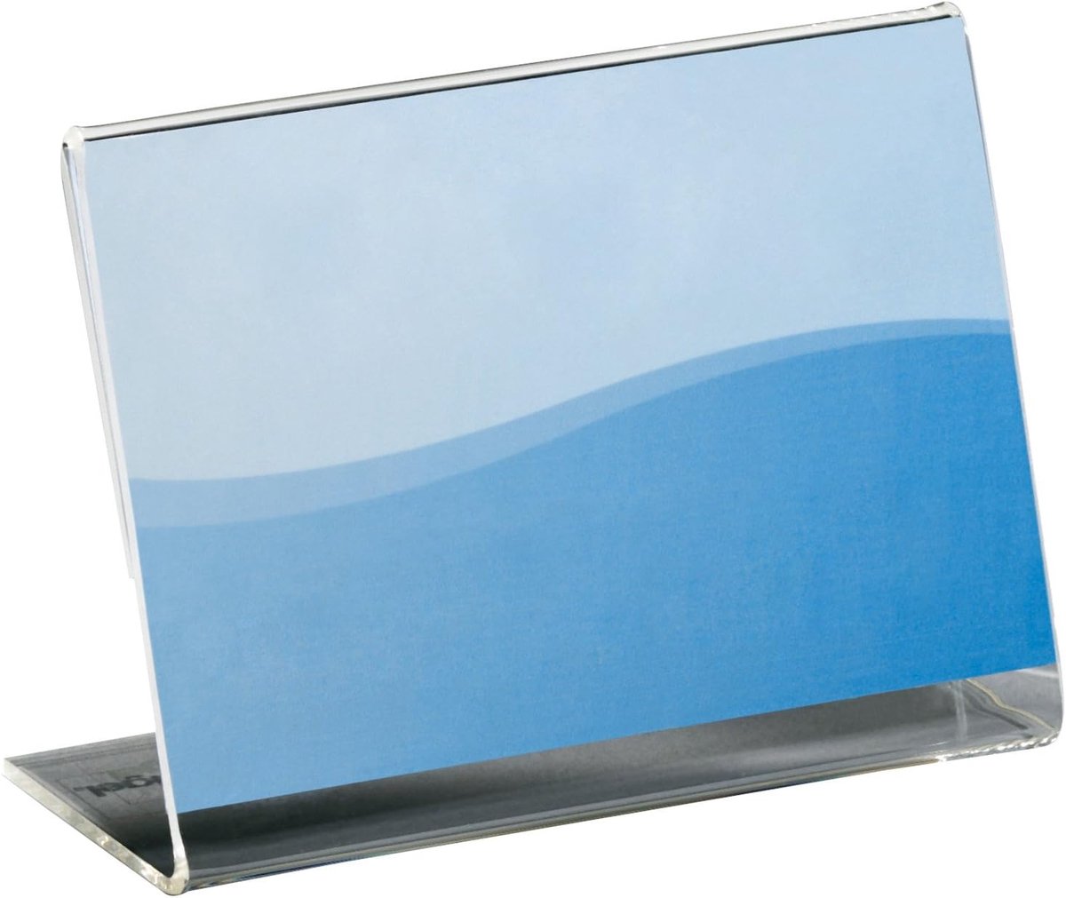 Prijsstandaard - Presentatiestandaard - Prijzen Tonen - Schuin Bureau Model - 90x60 mm - Glashelder