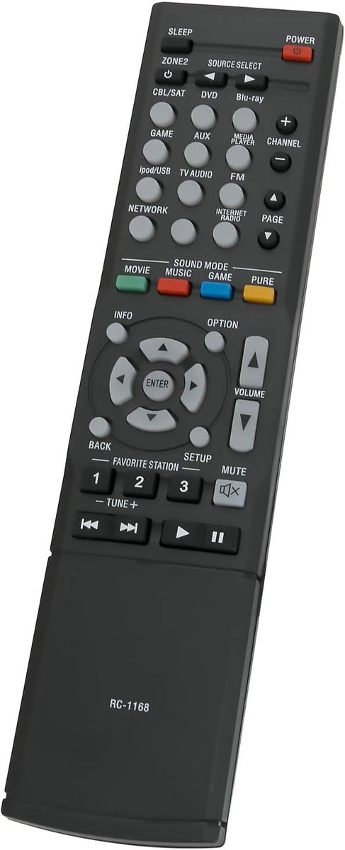 Afstandsbediening - Afstandsbediening Vervangen - Receiver Bediening - Ergonomisch Ontwerp - 6 x 0.5 x 17 cm