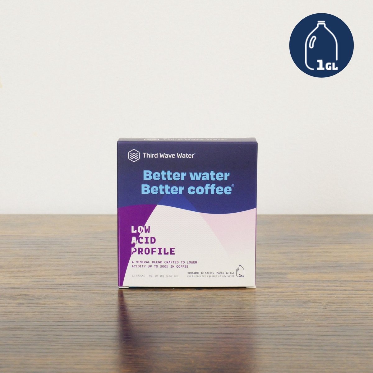 Third Wave Water Watermineralen Sticks 12 stuks – Low Acid Profiel – Voor Minder Zure Koffie – Mineraliseert RO & Gedestilleerd Water – Voor Koffie & Espressomachine
