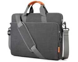 Beschermhoes voor 14 inch laptop - Schokabsorberend met meerdere vakken en draagriem