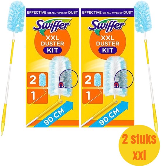 2 pièces - Kit de démarrage Swiffer Duster XXL Incl. 2 Recharges par kit de démarrage