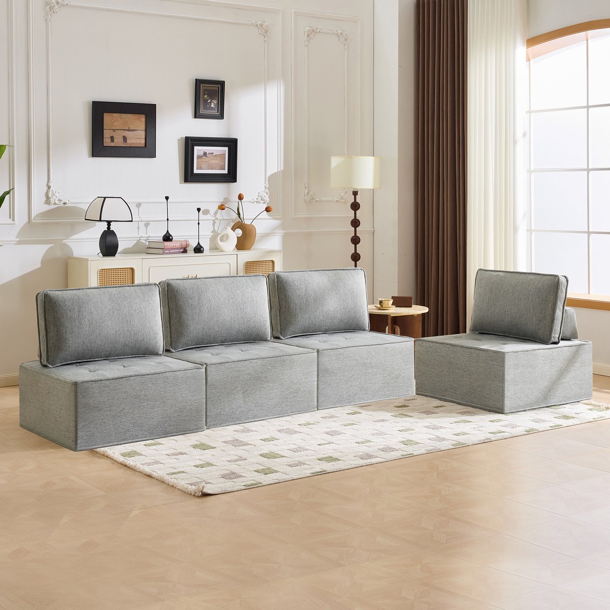 MODFU Modulaire Relaxfauteuil - Flexibel Te Combineren - Modern - Voor Kleine Ruimtes - Mu