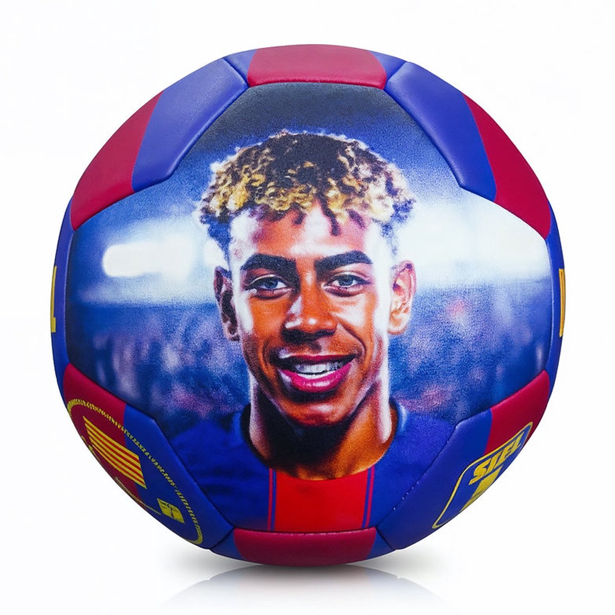 FC Barcelona Voetbal Maat 5 – Lamine Yamal Spelersbal – Officiële Barça Voetbal – Trainingsbal & Wedstrijdbal