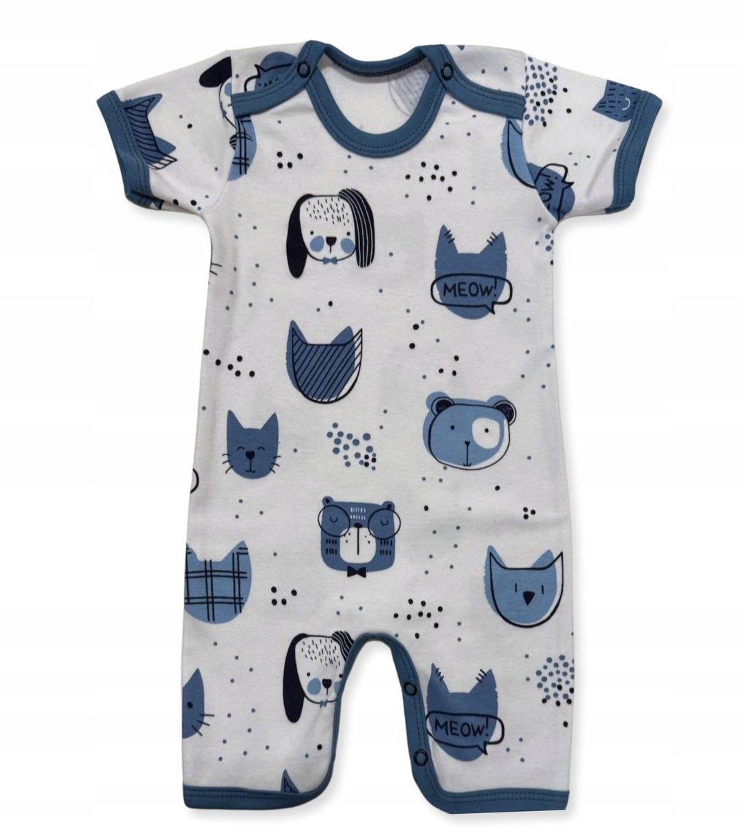 Dartomik - Baby Romper - Korte Mouwen - Zonder Voetjes - Zomer