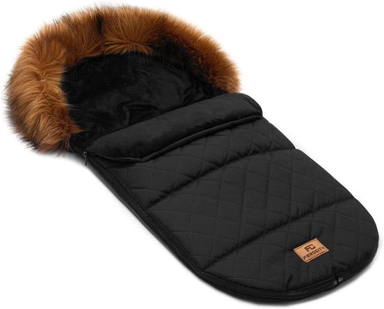 Babyvoetenzak Minky - Winterzak Kinderwagen - Warmte Buiten - Waterdichte Stof - 85 cm Lengte - Palmen — afbeelding 2
