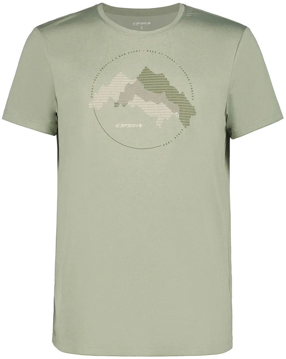 Icepeak Bearden T-shirt Met Korte Mouwen Man Groen