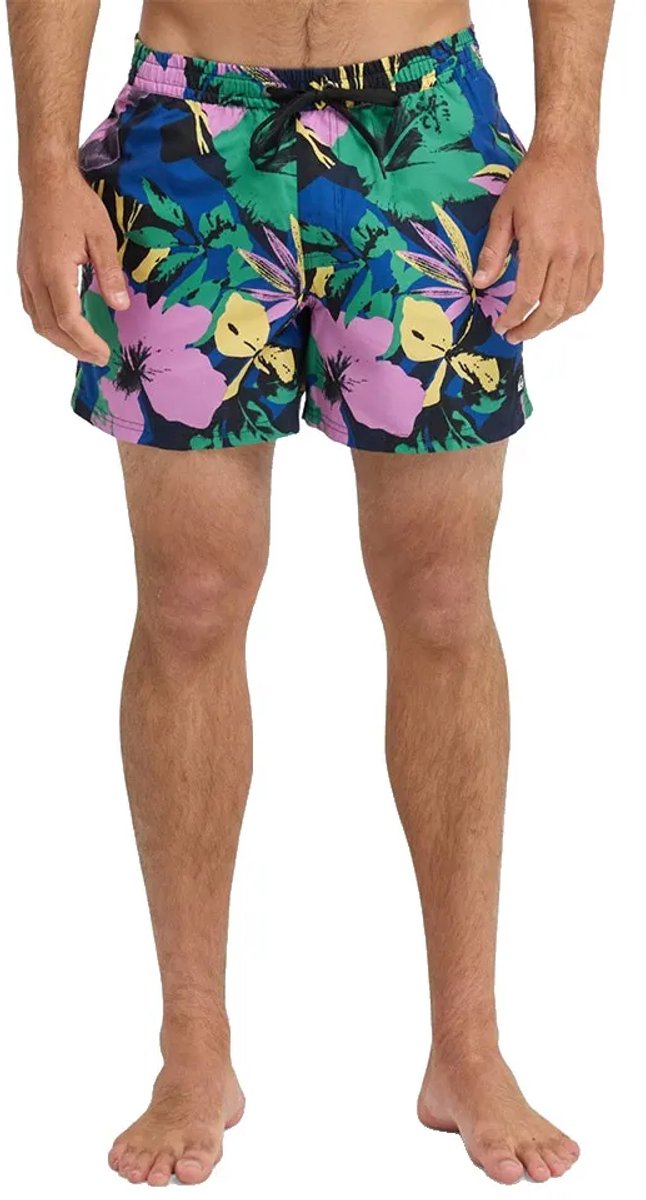Quiksilver Everyday Printed Volley 15´´ Zwembroek Veelkleurig L Man Marineblauw