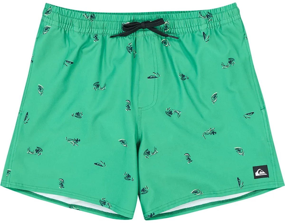 Quiksilver Stretch Printed Volley 16´´ Zwembroek M Man Leprechaun Spaced Out