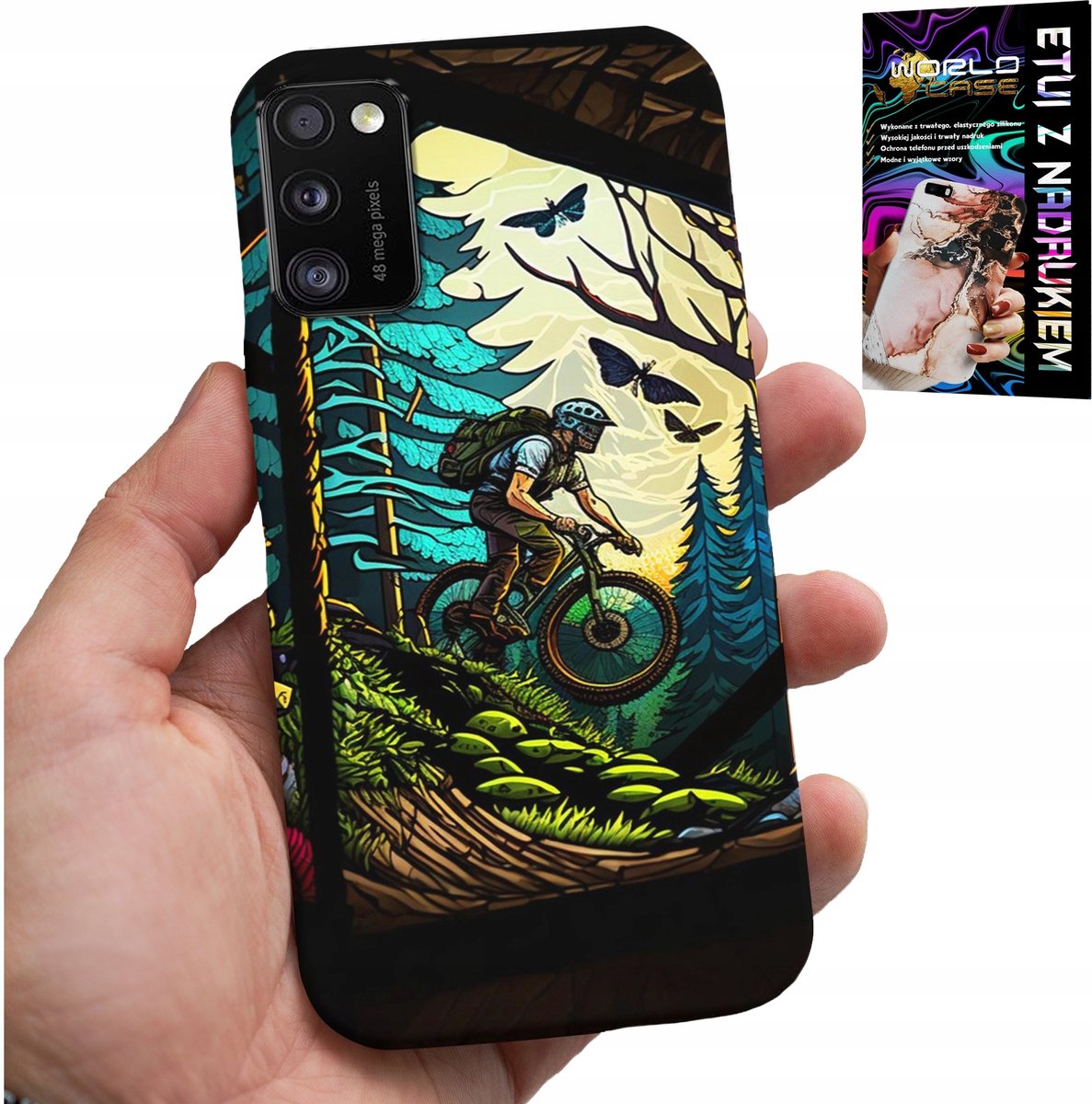 HOESJE VOOR SAMSUNG GALAXY A41 - EXTREME FIETSTOCHTEN IN HET BOS