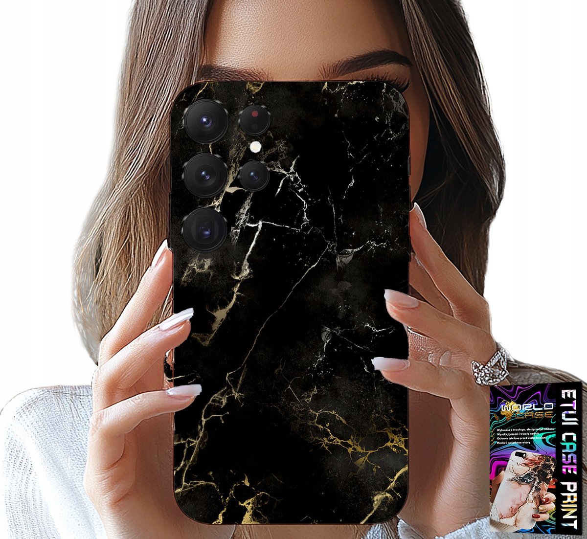HOESJE VOOR SAMSUNG GALAXY S23 Ultra - ELEGANT STEENPATROON