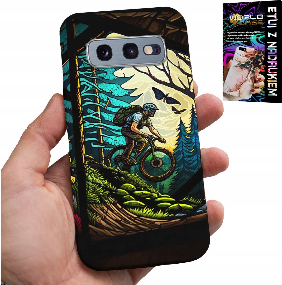 HOESJE VOOR SAMSUNG GALAXY S10E - EXTREME FIETSTOCHTEN IN HET BOS