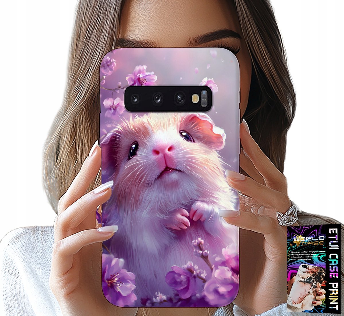 HOESJE VOOR SAMSUNG GALAXY S10 PLUS - LEUKE HAMSTER- EN KNAAGDIERPATRONEN VOOR KINDEREN