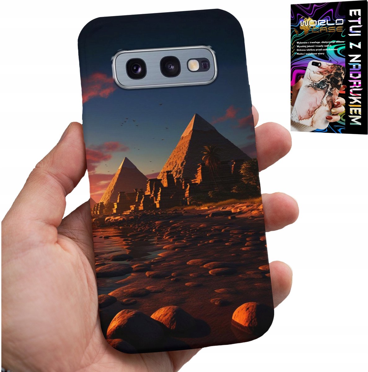 HOESJE VOOR SAMSUNG GALAXY S10E - PIRAMIDES VAN GIZA, EGYPTE, SFINX, FARAO