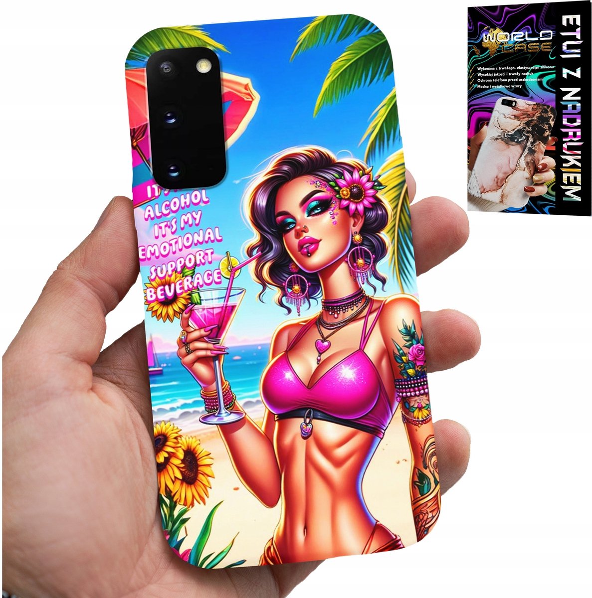 HOESJE VOOR SAMSUNG GALAXY S20 - HET IS GEEN ALCOHOL, HET IS MIJN EMOTIONELE HOESJE