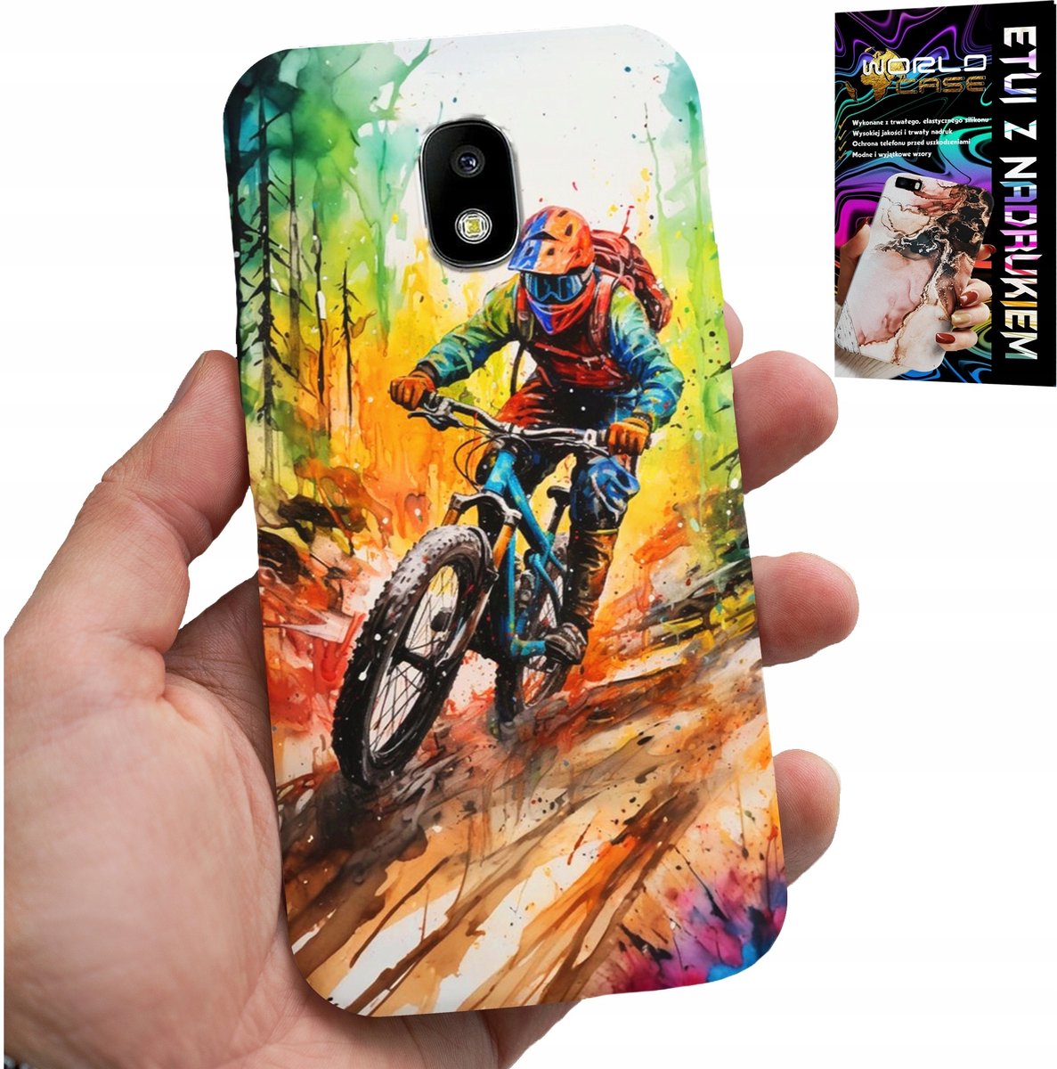HOESJE VOOR SAMSUNG GALAXY J5 2017 - MOUNTAINBIKES EXTREME EXPEDITIONS GLAS