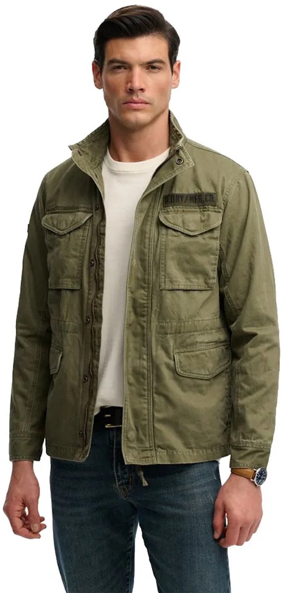 Superdry Military M65 Jas L Man Groen