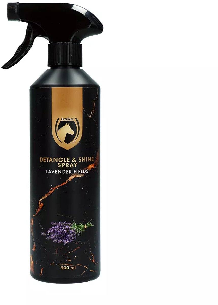 Excellent Horse Anti Klit Spray Paard - 500 ml - Manen & Staart Glans - Lavender Fields