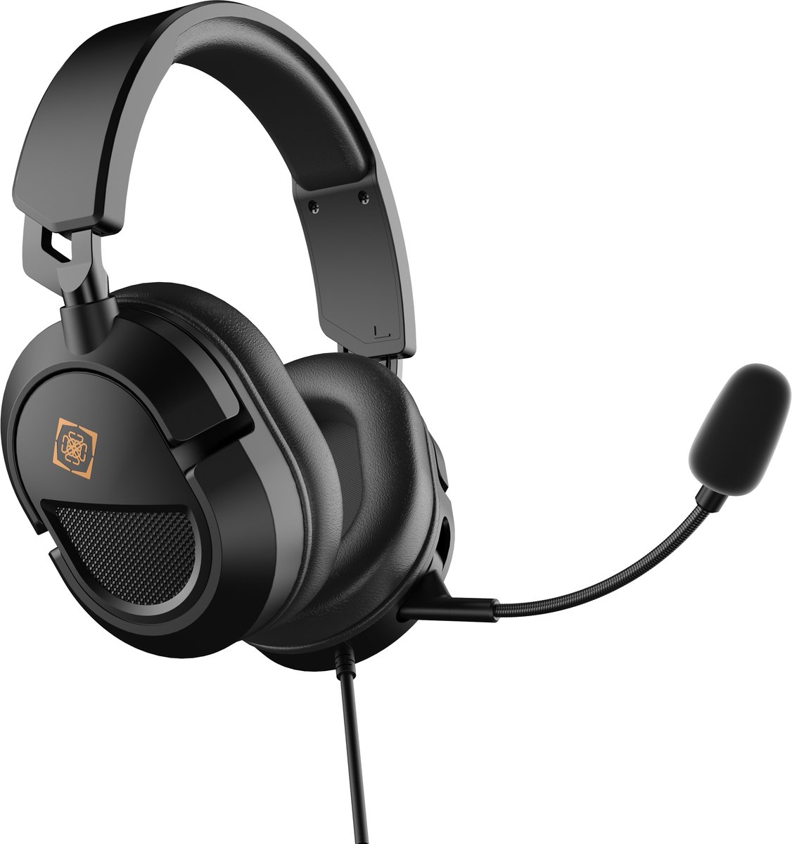 Deltaco Gaming Headset - Verstelbare hoofdband - Flexibele microfoon - Inline bedieing - Zwart