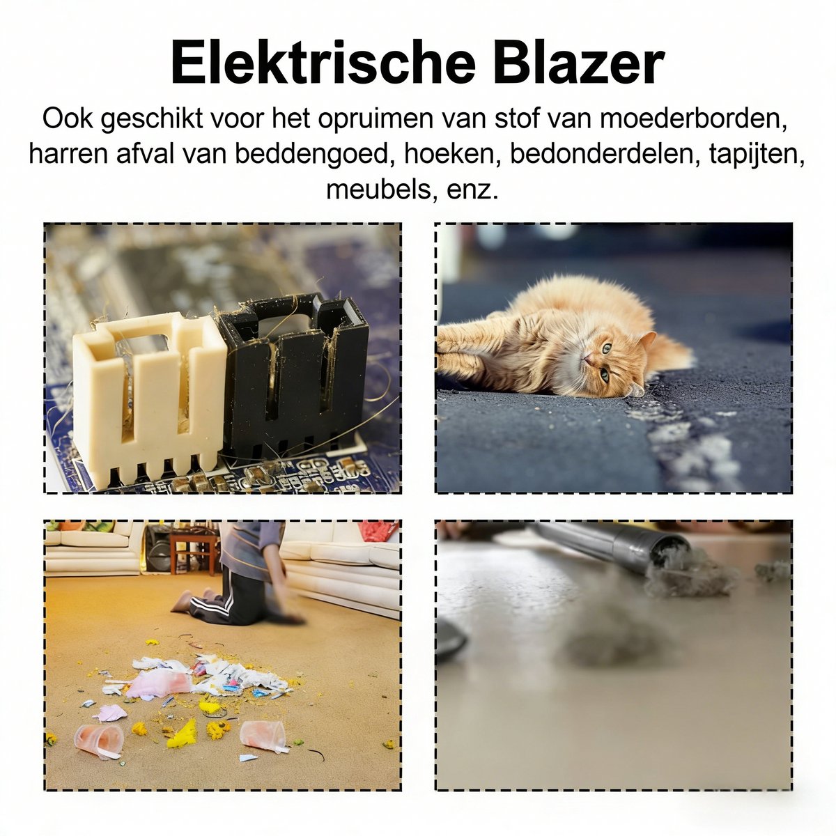 Accu Bladblazer - blazer - 980m/s - Basic Body - Zonder Batterij - Met Blaaspijp en Stofzak - Compatibel Makita Batterij – foto 4