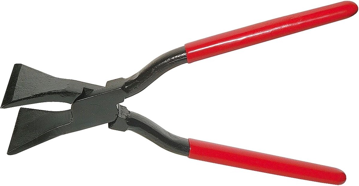 Vouwtang Recht - PVC Tang - Metaal Bewerken - Ingelegde Bekken - 60mm Bekbreedte - Zilver