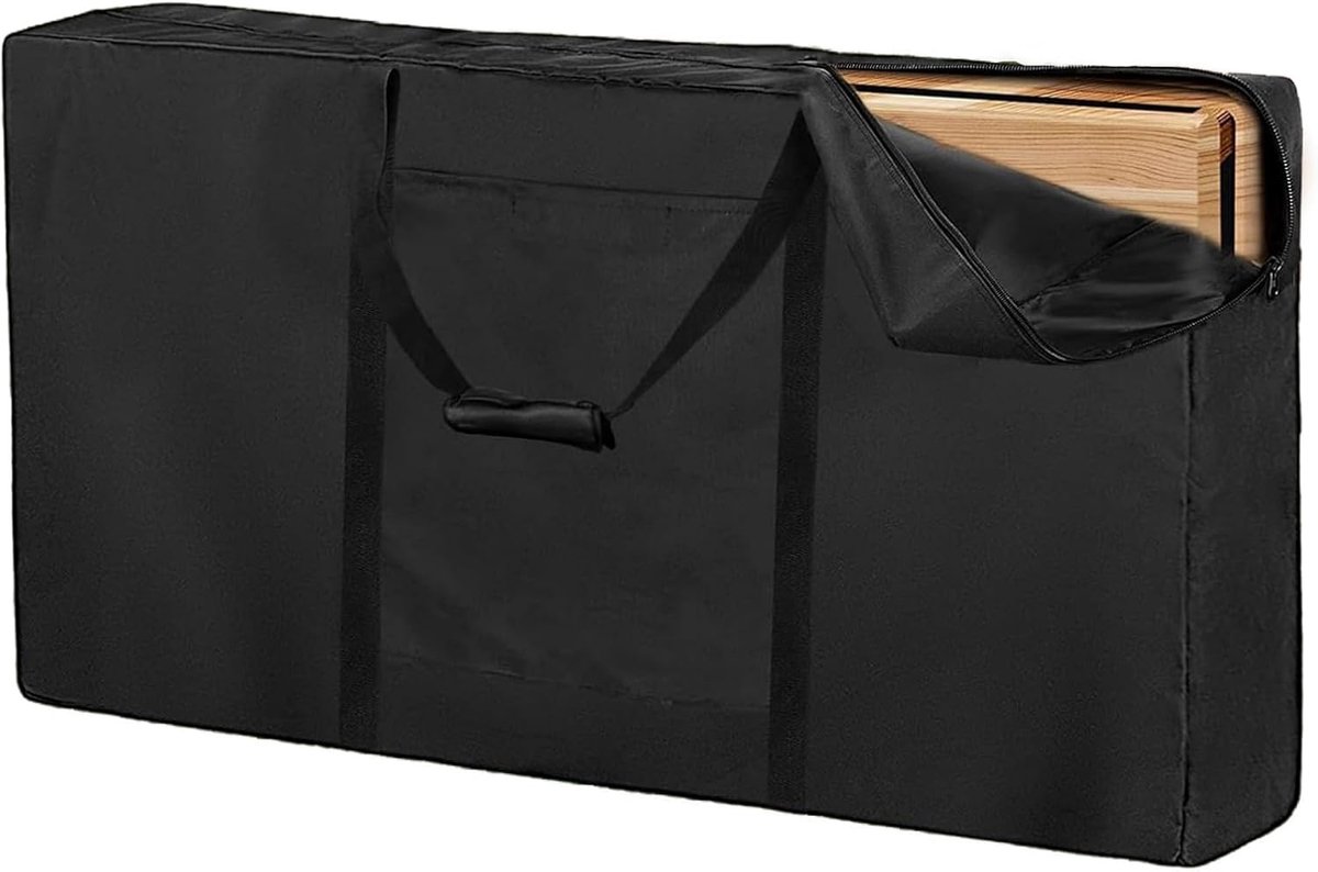 Draagtas voor spelborden - Opbergtas - Bescherming en transport - Waterdicht nylon materiaal - 122 x 61 cm - Zwart