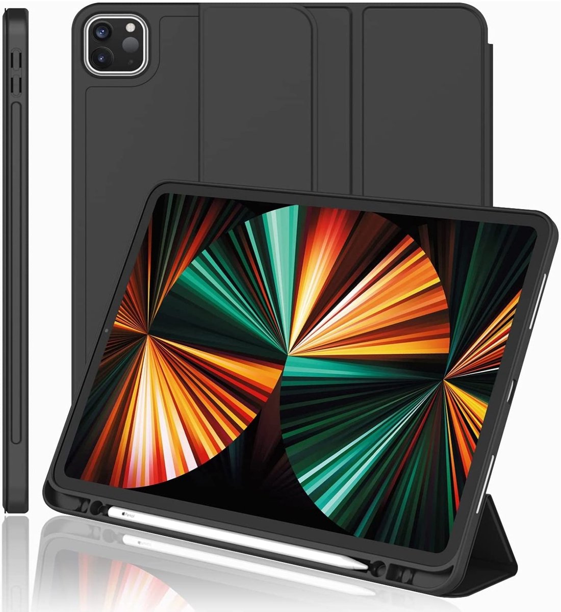 EtuiTab Serie - Tablethoes - Apple iPad Pro 13 M4 7 Gen - Smart Pencil - Zwart