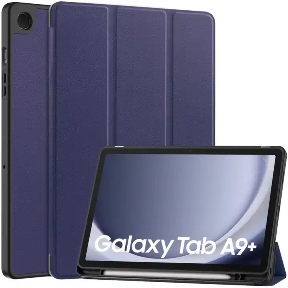 EtuiTab - Galaxy Tab A9+ Plus Hoes - Smart Pencil - Magnetisch - Donkerblauw