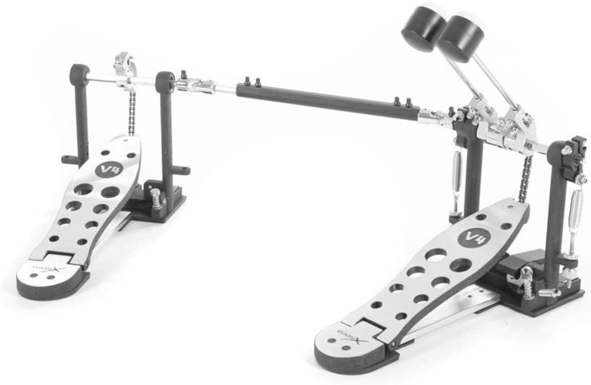 Drum Pedaal - Bass Drum Machine - Muziek Maken - Traploos Verstelbaar - 4.71 kg - Zwart